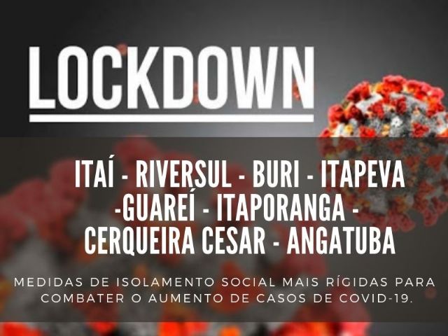 LOCKDOWN  cidades da regio